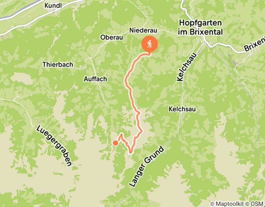 Karte der Tour