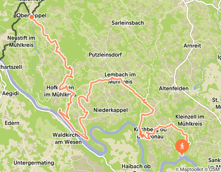 Karte der Tour