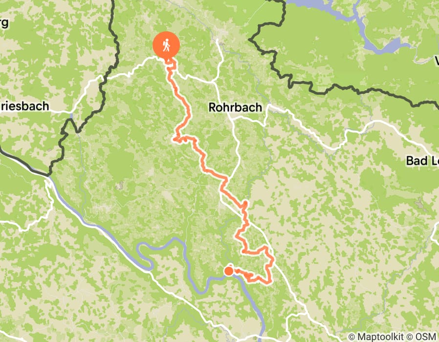 Karte der Tour