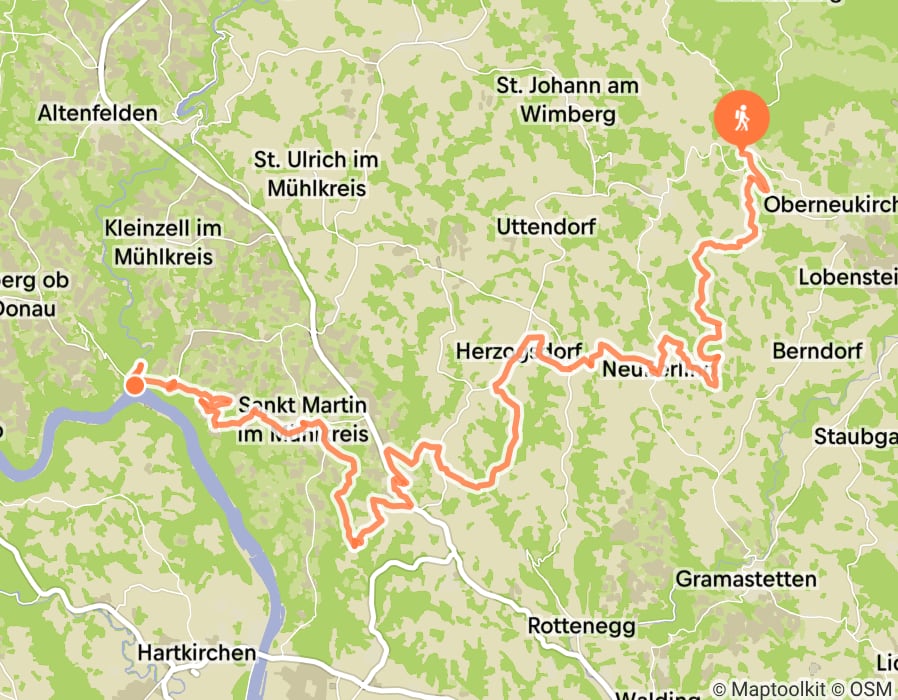 Karte der Tour