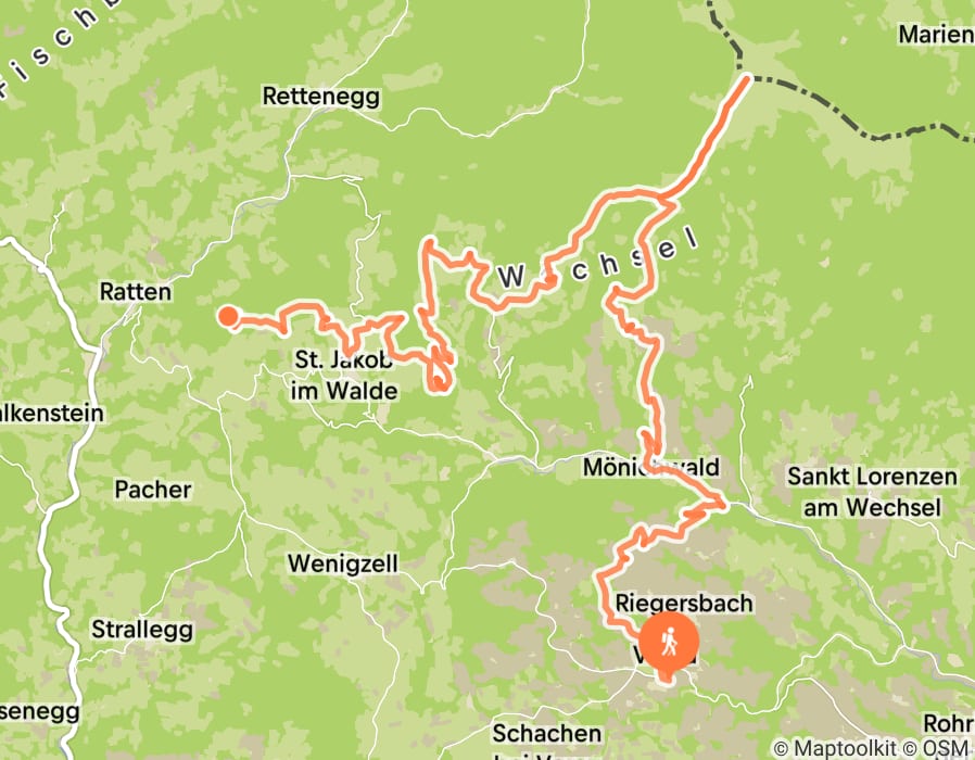 Karte der Tour