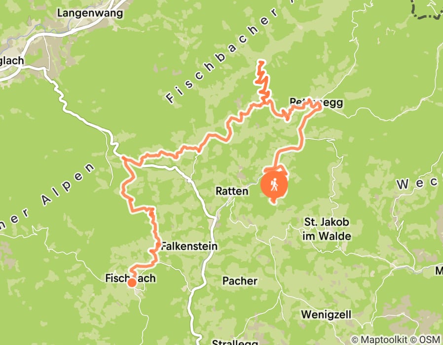 Karte der Tour