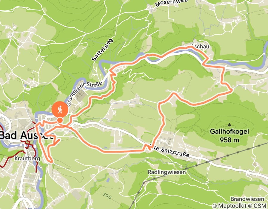 Karte der Tour