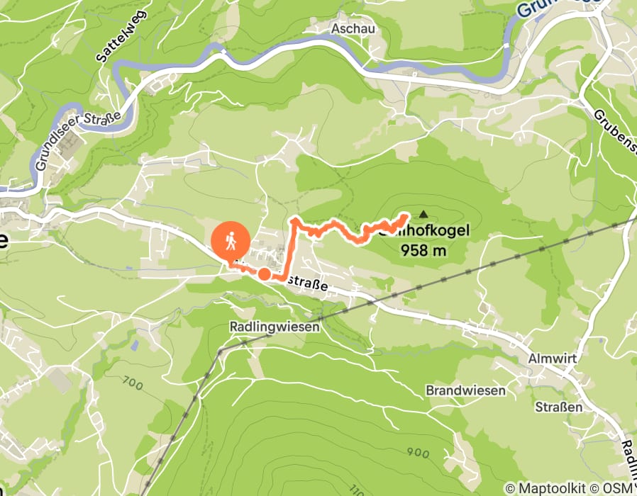 Karte der Tour