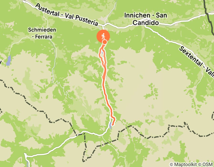 Karte der Tour