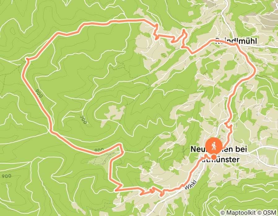 Karte der Tour