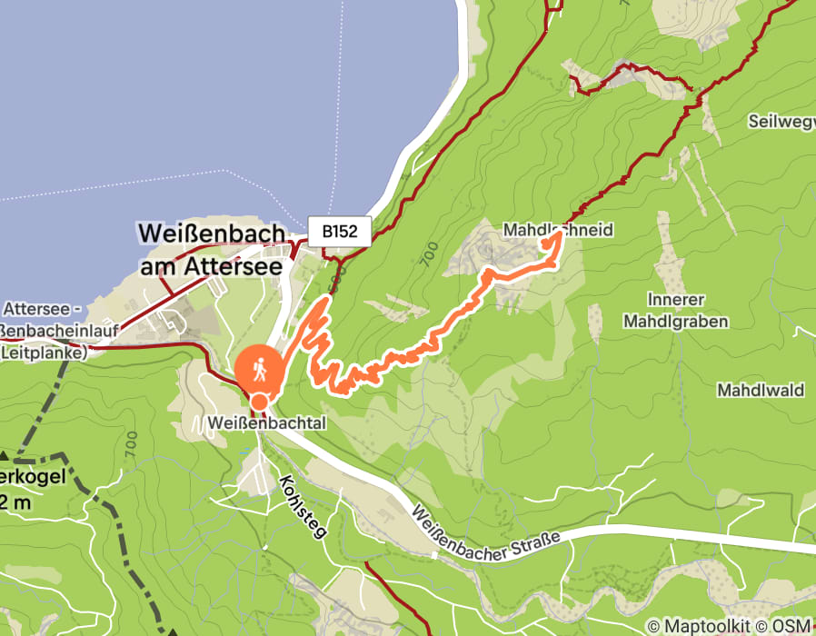 Karte der Tour
