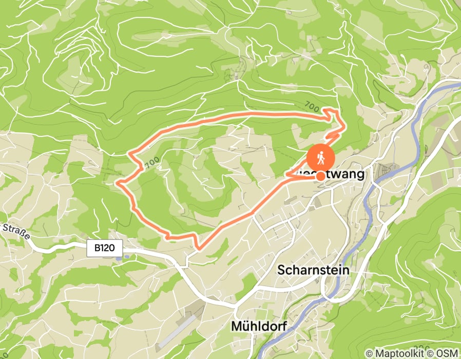 Karte der Tour