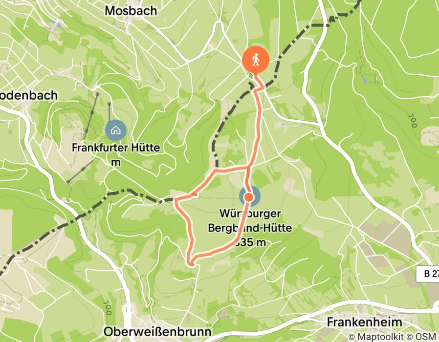 Karte der Tour