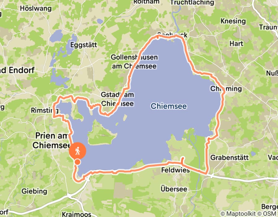 Karte der Tour