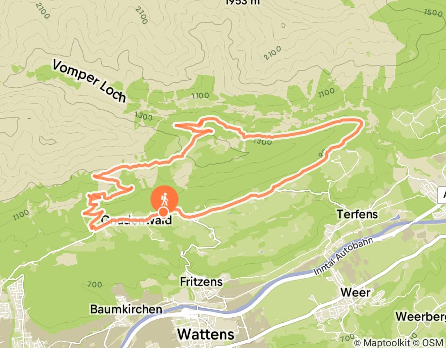 Karte der Tour