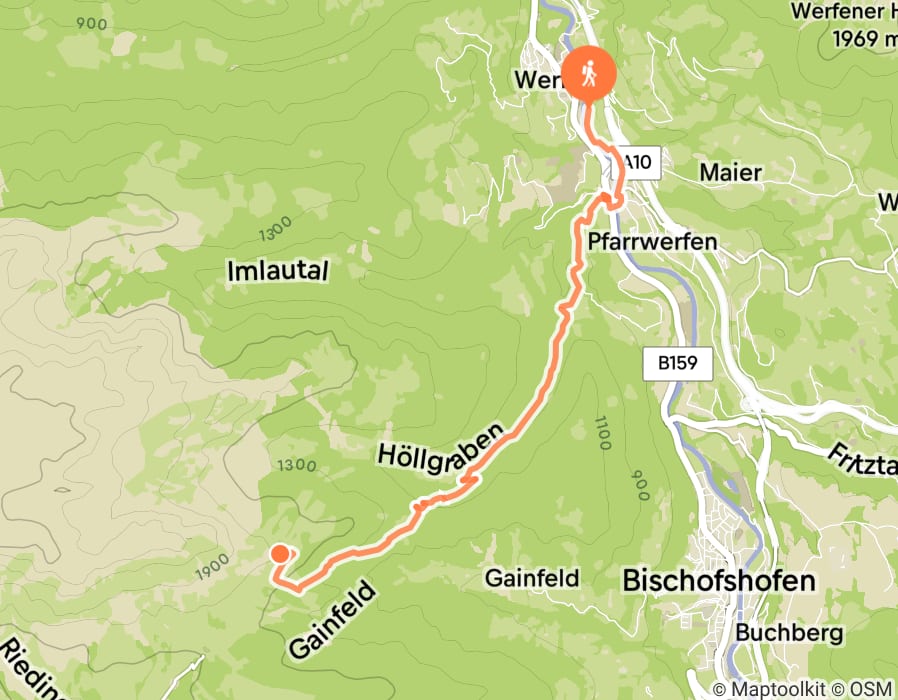 Karte der Tour