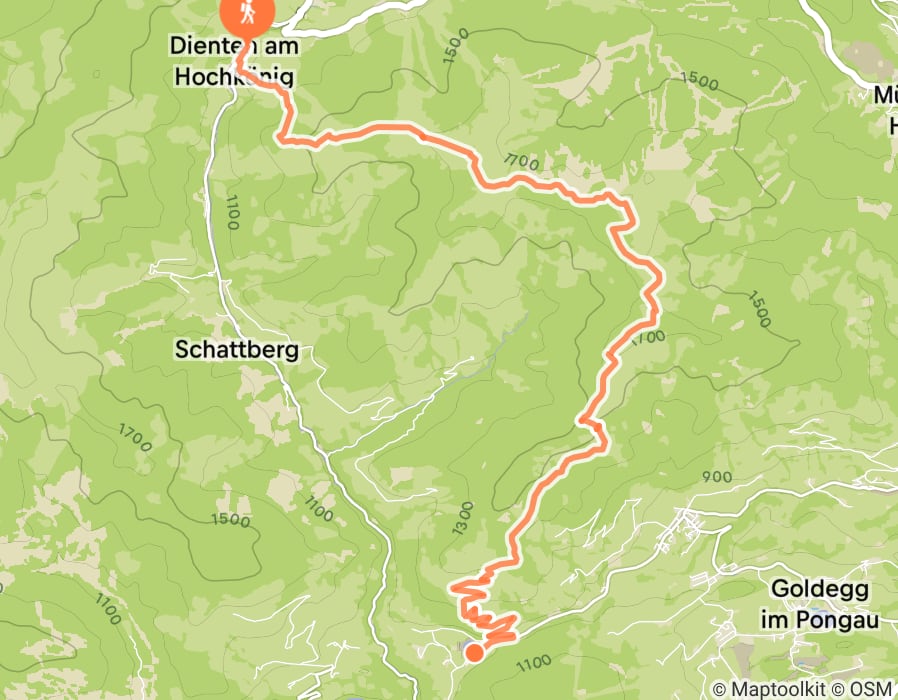Karte der Tour
