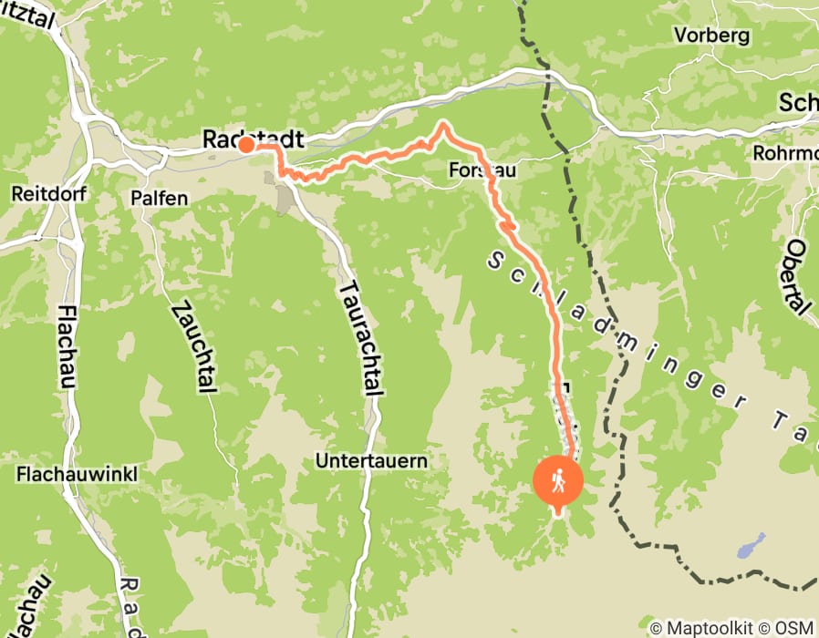 Karte der Tour
