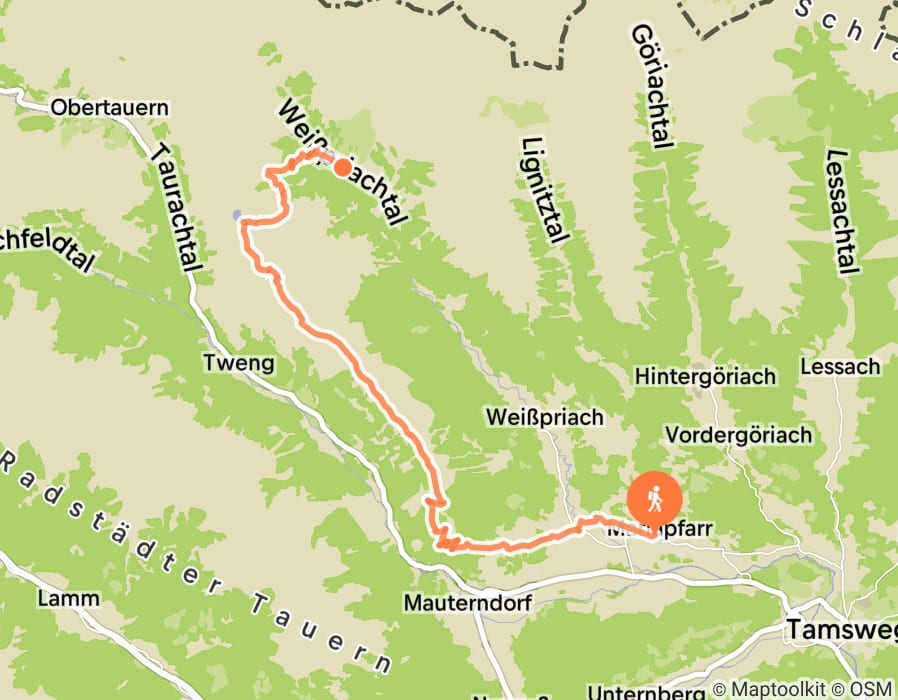 Karte der Tour
