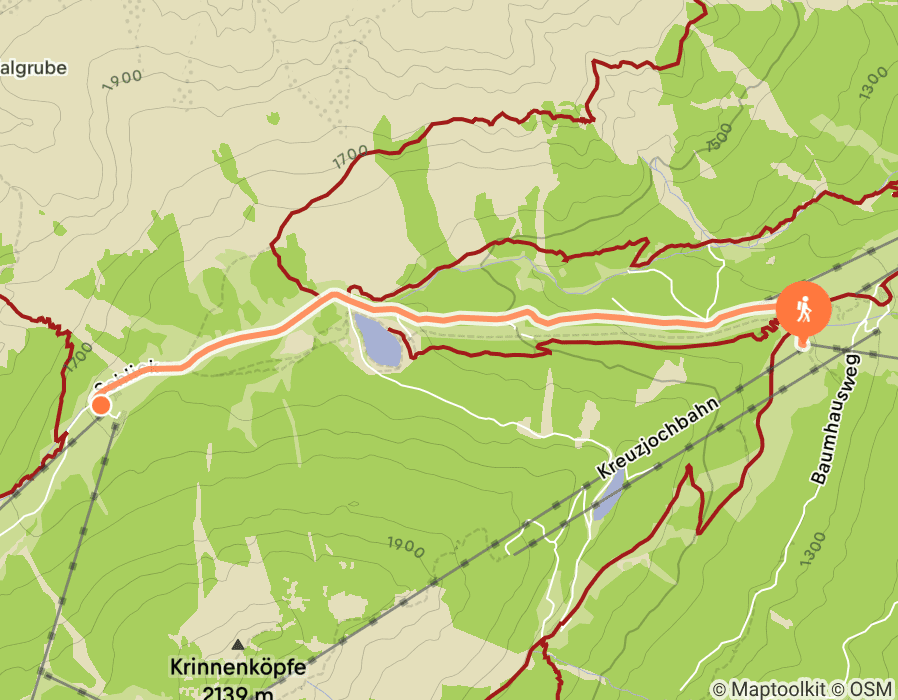 Karte der Tour