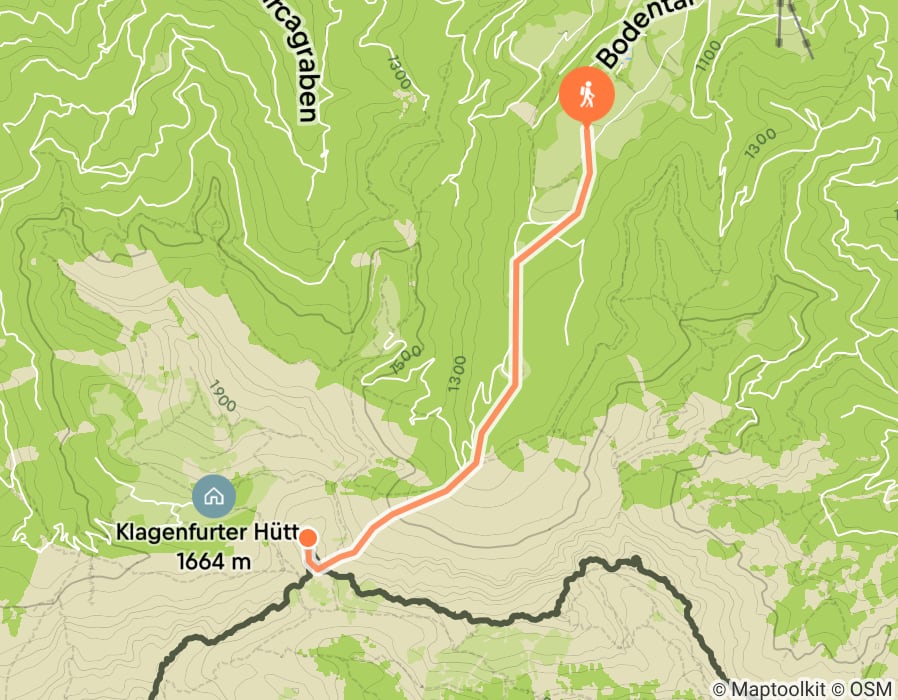 Karte der Tour