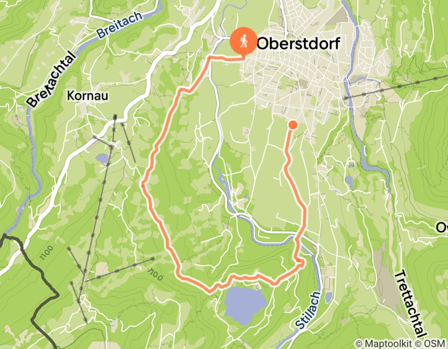 Karte der Tour