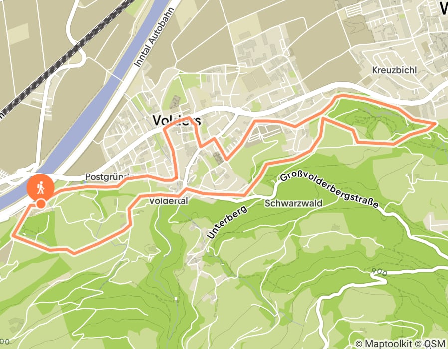 Karte der Tour