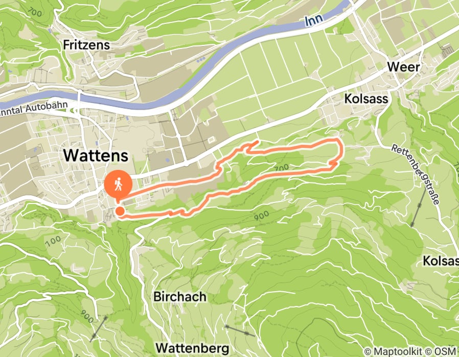 Karte der Tour