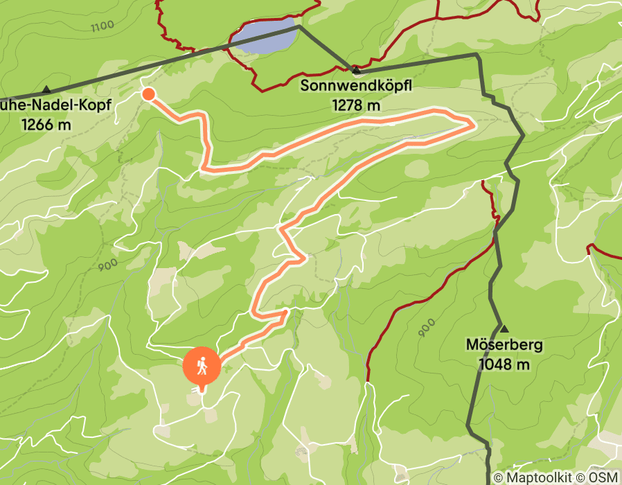 Karte der Tour