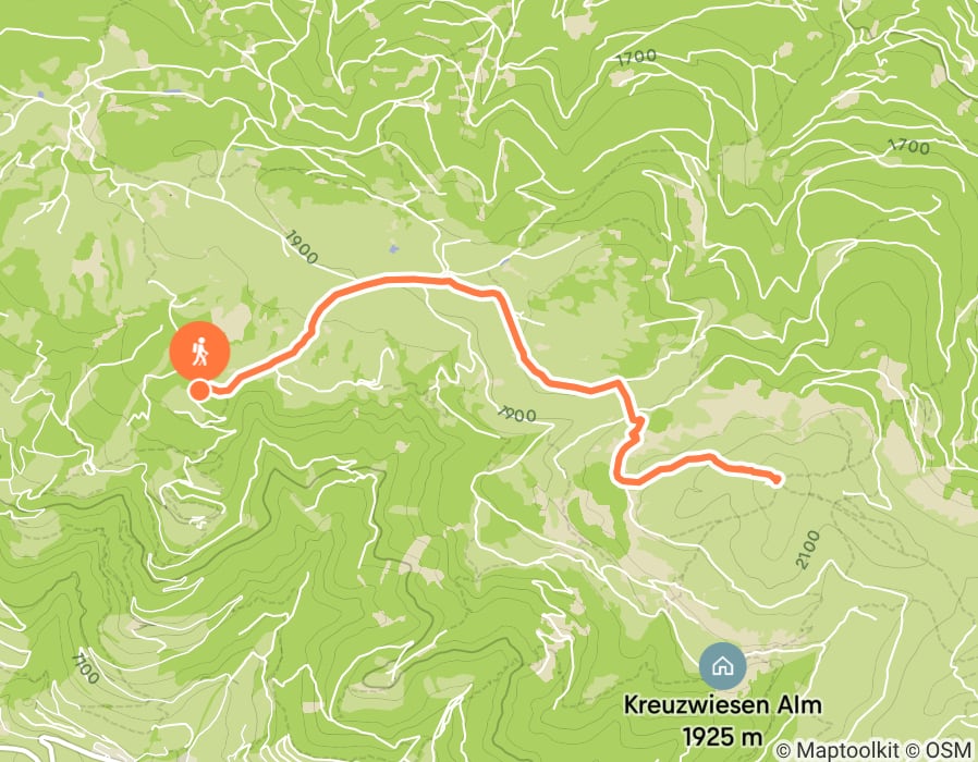 Karte der Tour