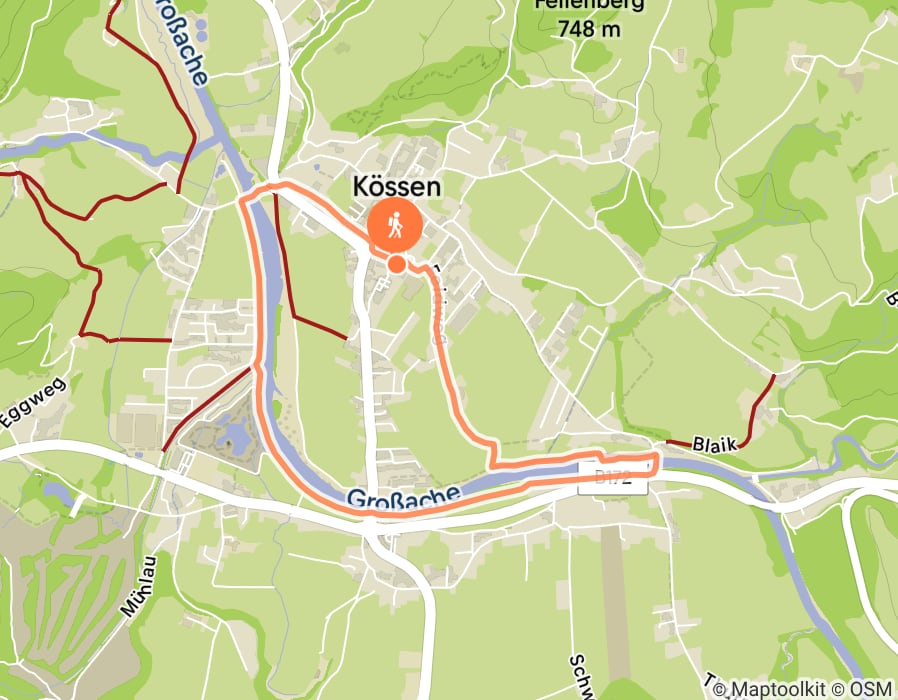 Karte der Tour