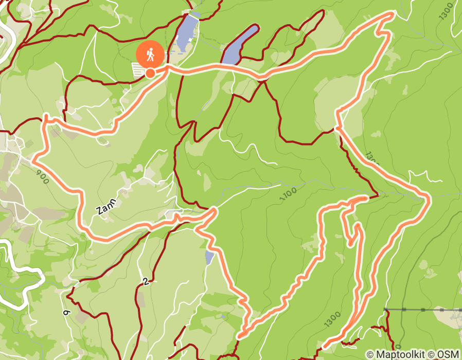 Karte der Tour