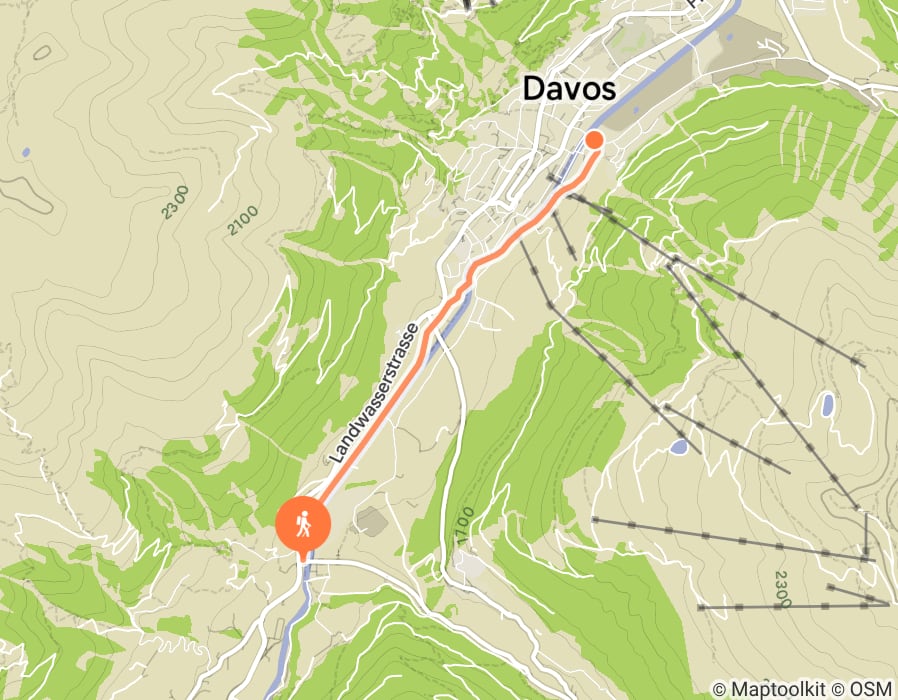 Karte der Tour