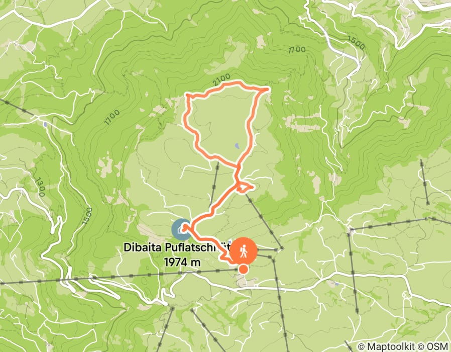 Karte der Tour