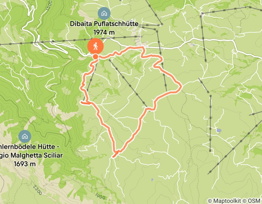 Karte der Tour