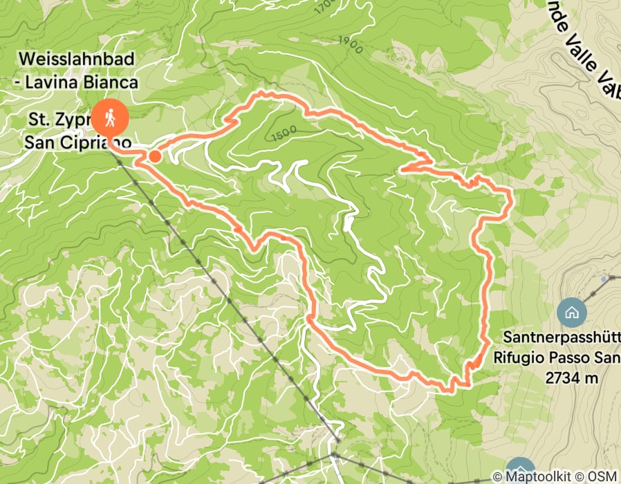 Karte der Tour