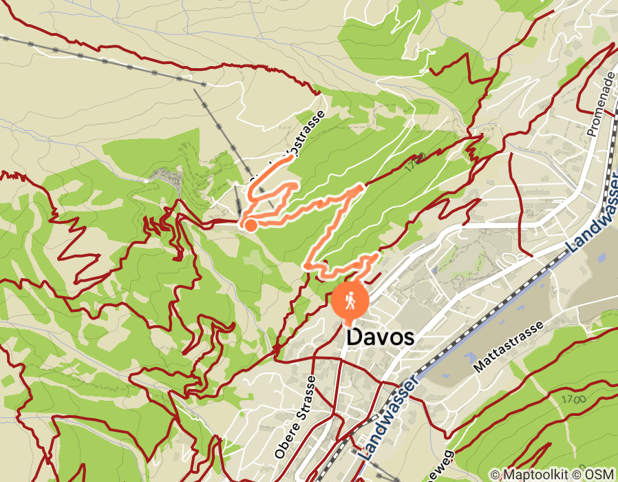 Karte der Tour