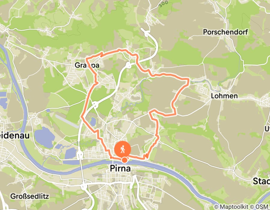 Karte der Tour