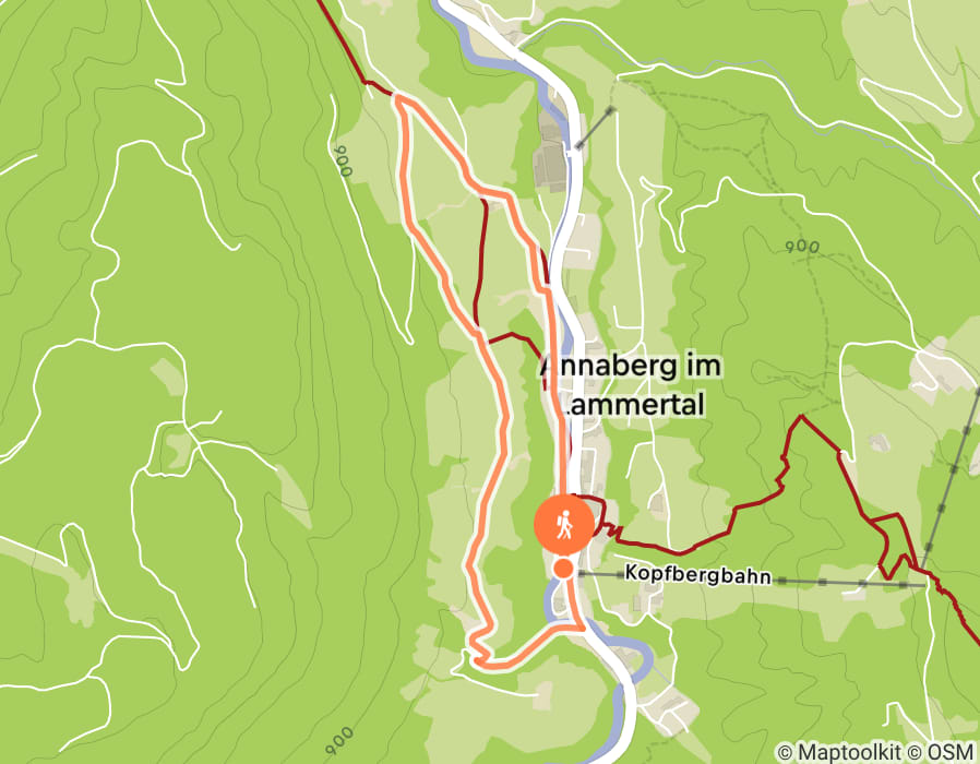 Karte der Tour