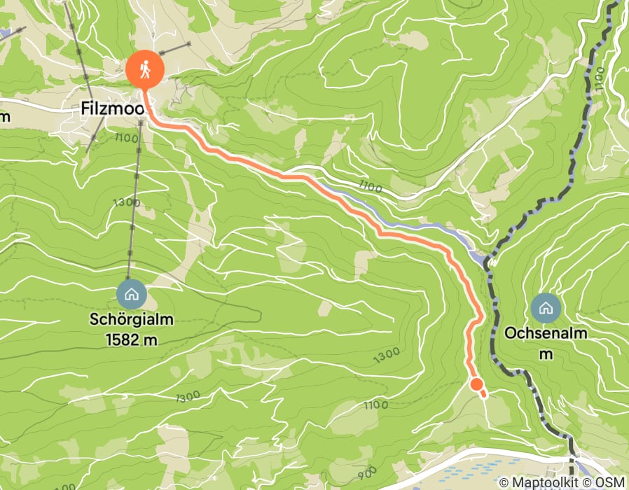 Karte der Tour