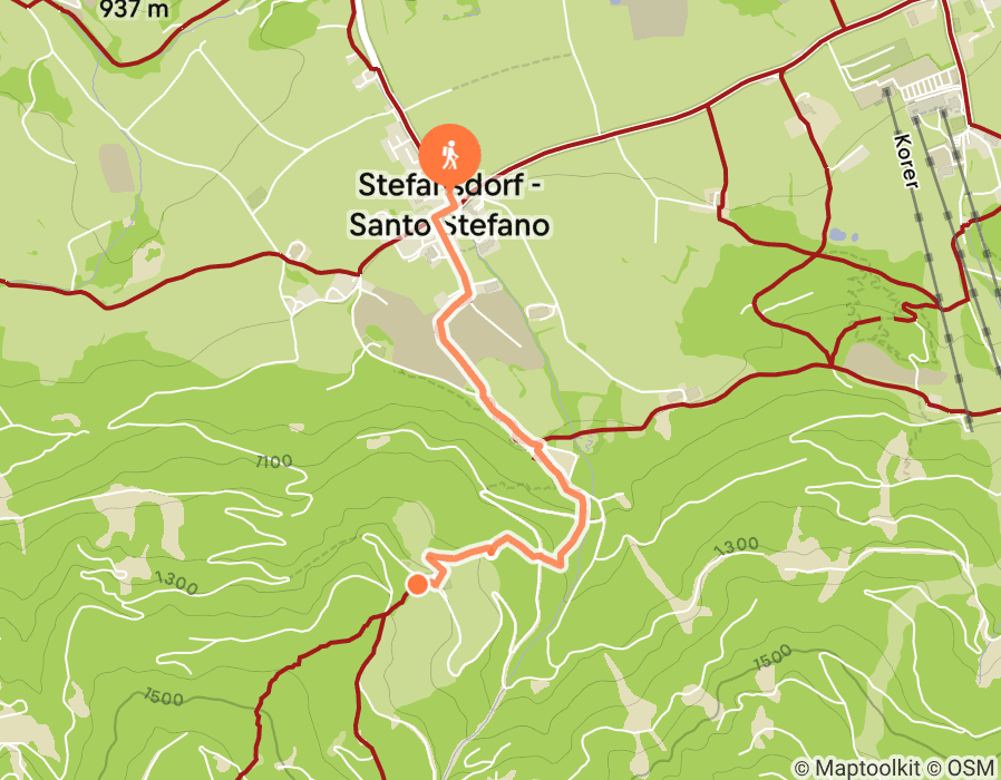 Karte der Tour