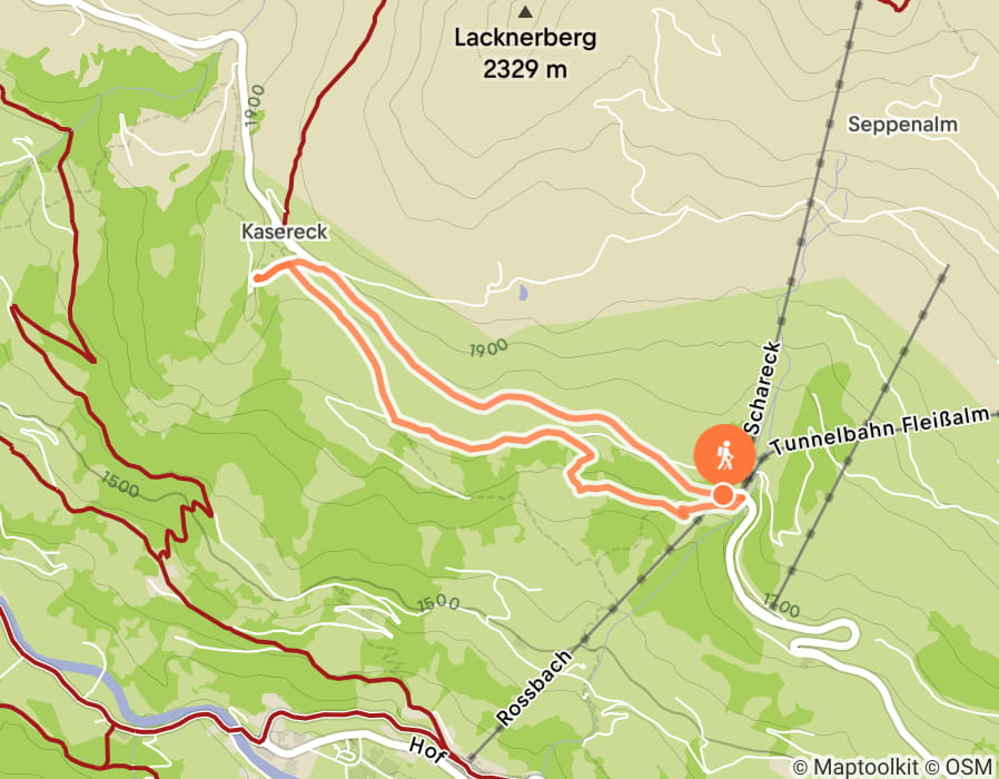 Karte der Tour