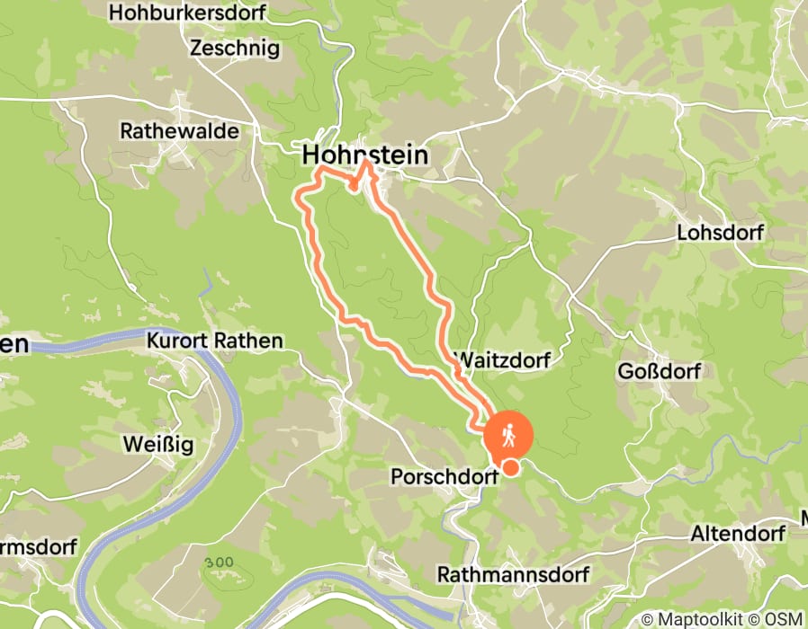 Karte der Tour