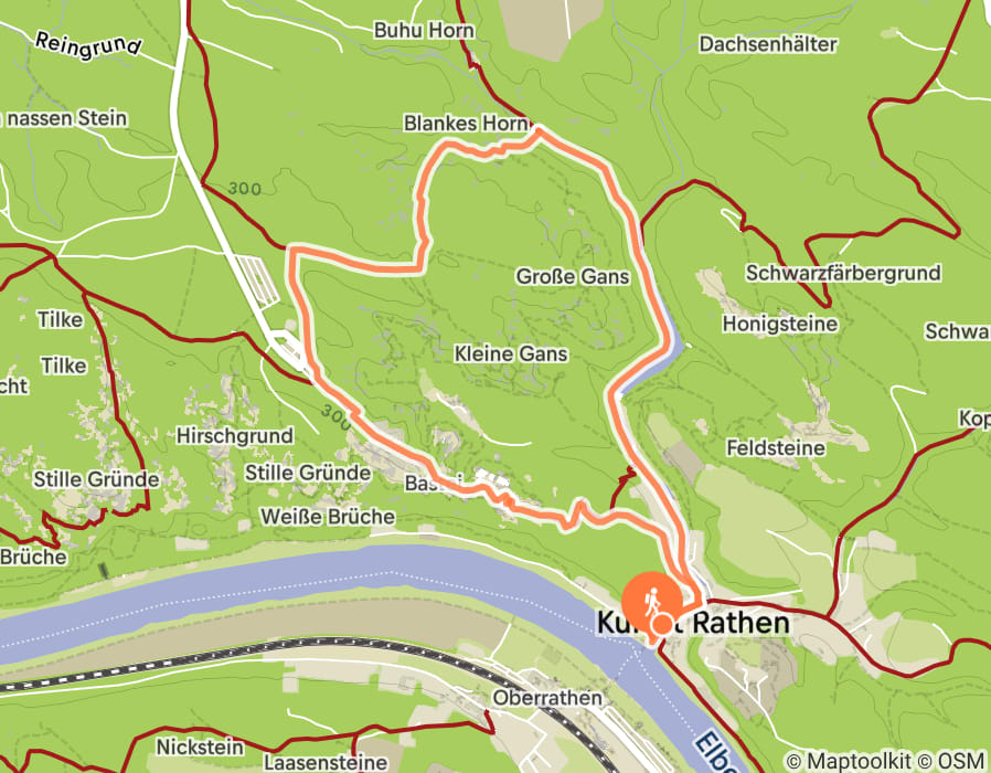 Karte der Tour