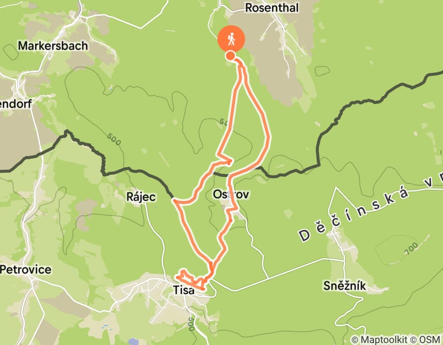 Karte der Tour