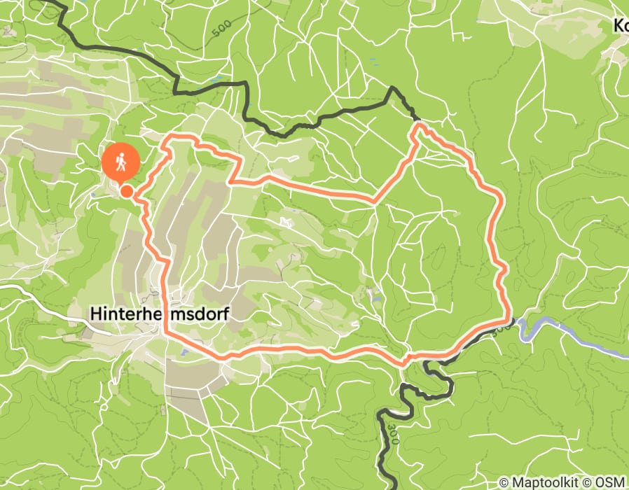 Karte der Tour