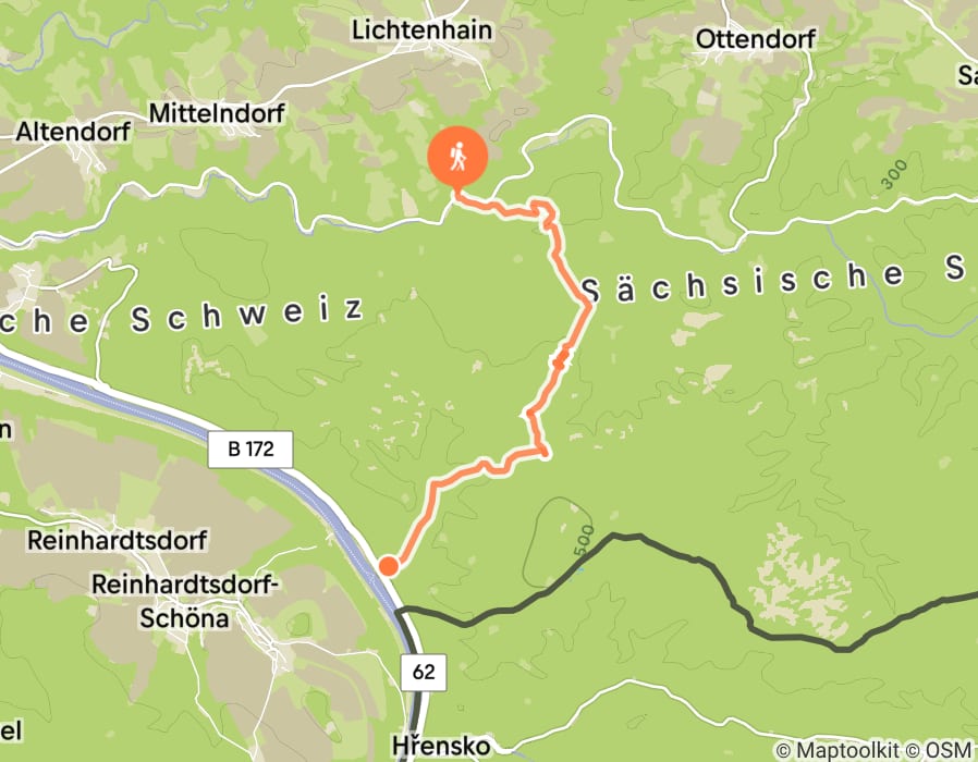 Karte der Tour