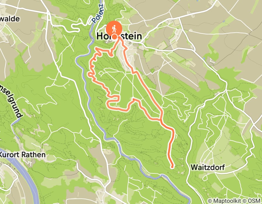 Karte der Tour