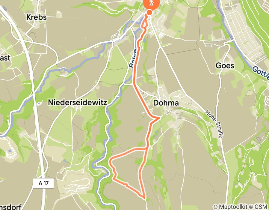 Karte der Tour