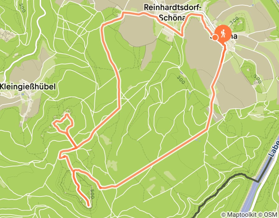 Karte der Tour