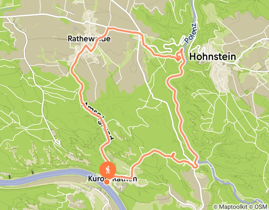 Karte der Tour