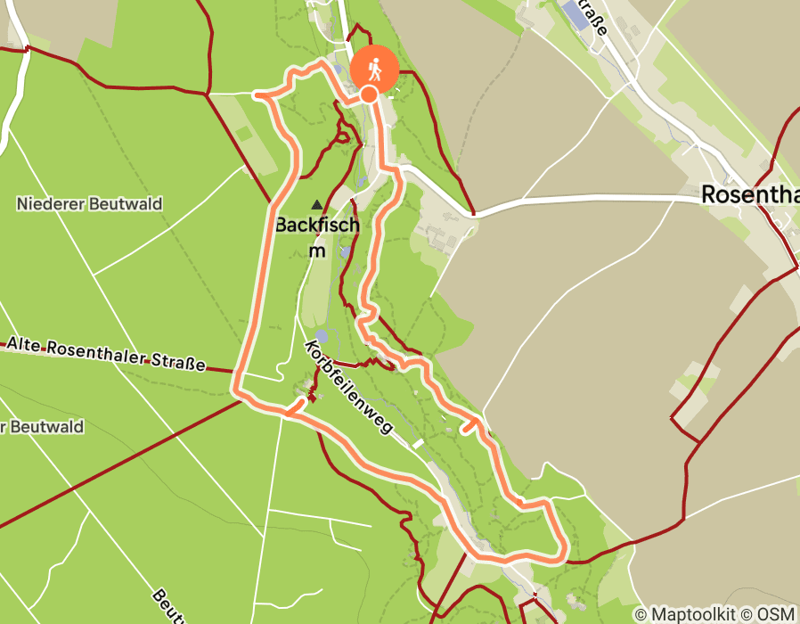 Karte der Tour
