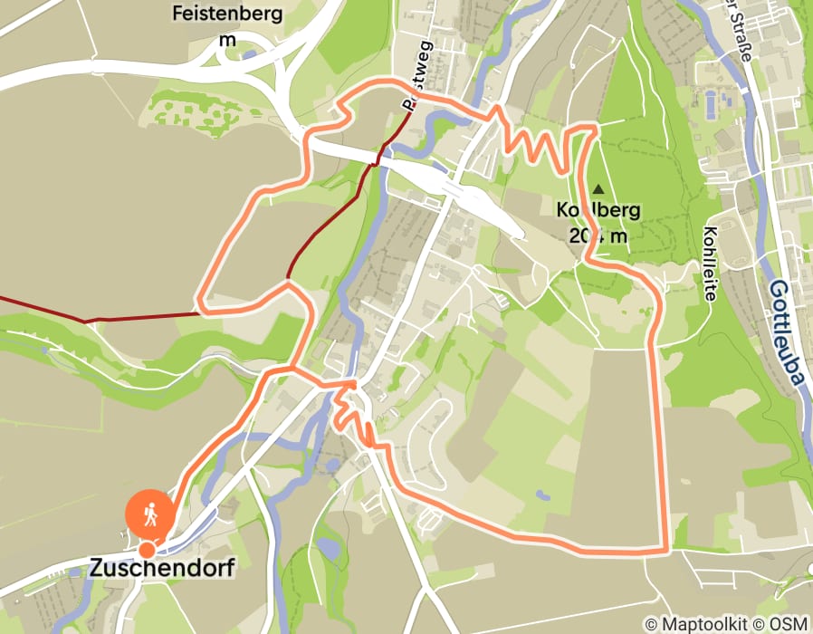 Karte der Tour