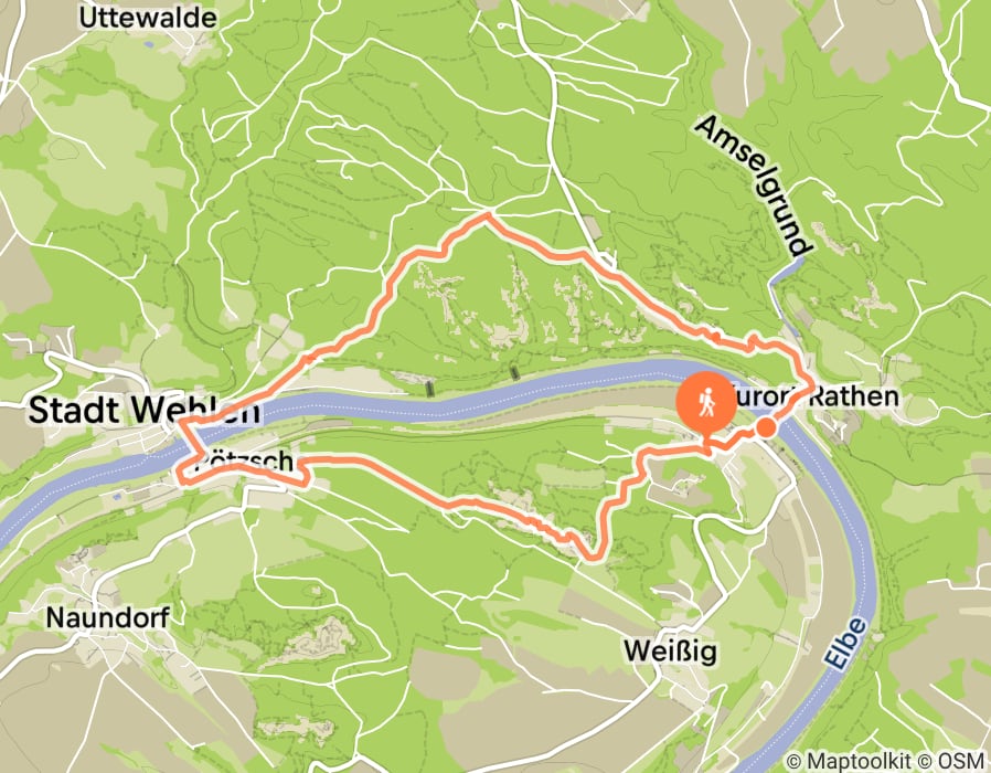 Karte der Tour